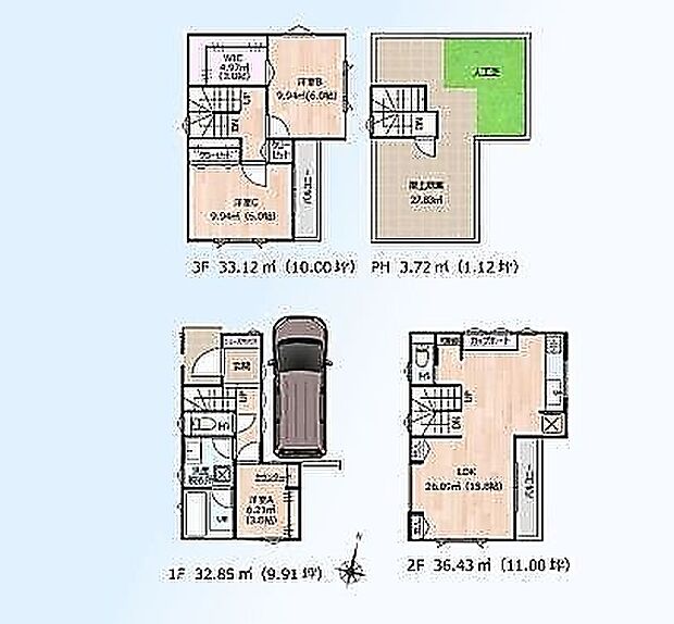 現況と図面が異なる場合は、現況を優先とさせていただきます。 