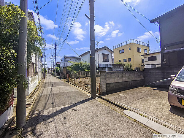 分譲地全景 西側から撮影