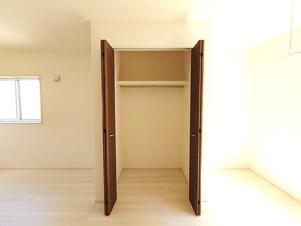 部屋に設けた収納は、住みやすさへのこだわり。