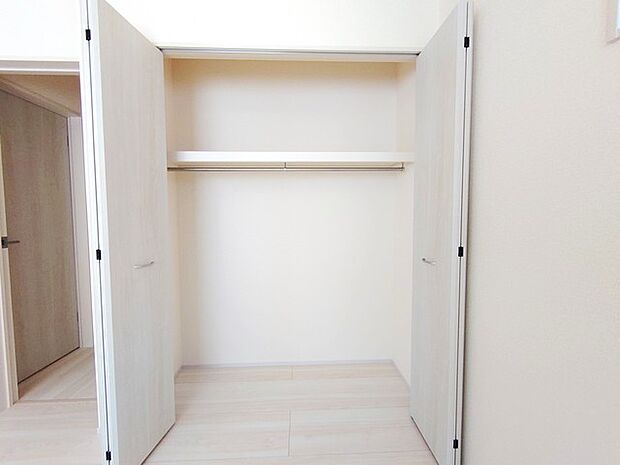 部屋に設けた収納は、住みやすさへのこだわり。 