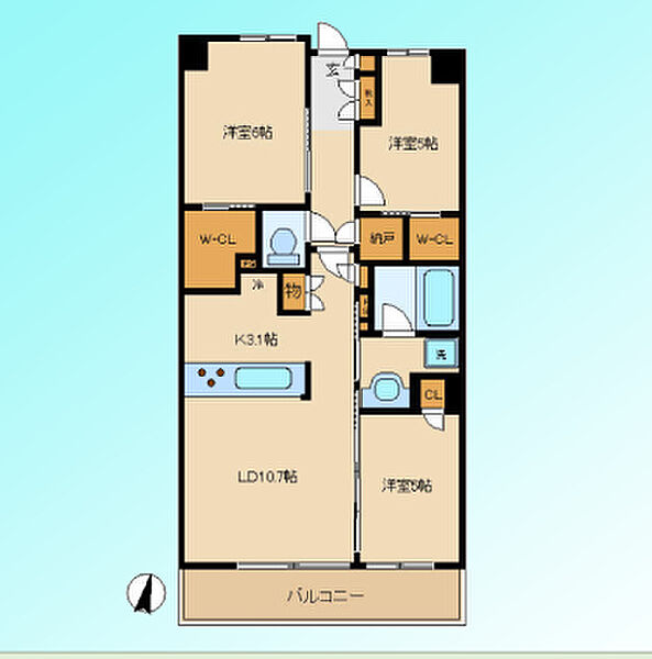 間取りを拡大表示