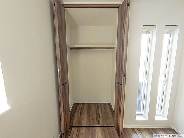 部屋に設けた収納は、住みやすさへのこだわり。