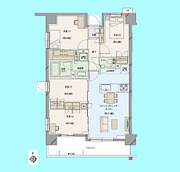 プレシス戸田レジデンス 4LDKの間取図画像