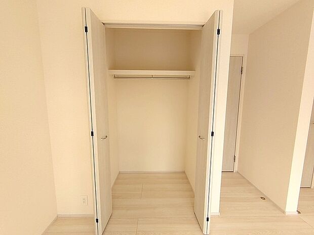 部屋に設けた収納は、住みやすさへのこだわり。