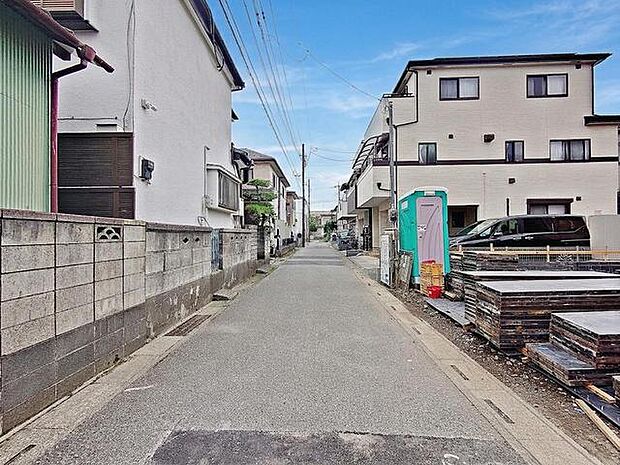前面道路含む現地写真 