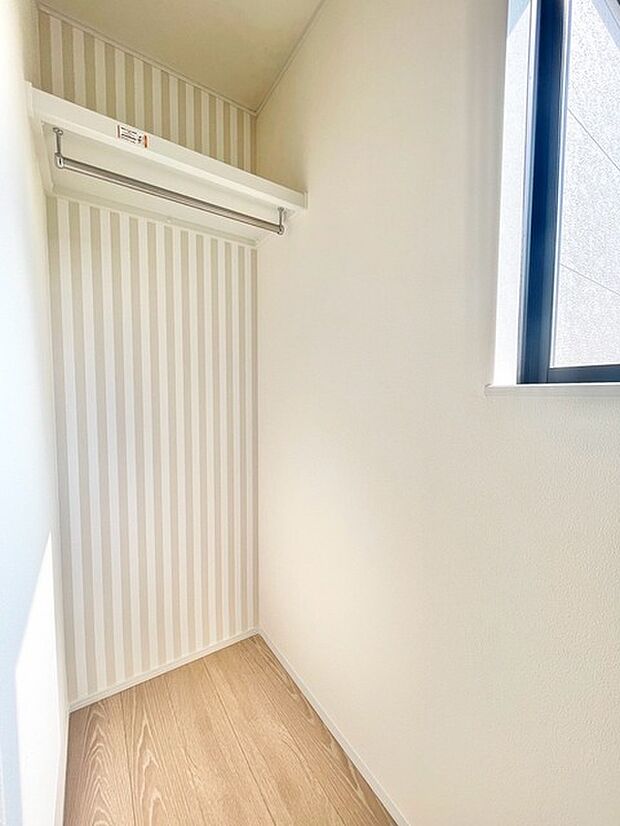 部屋ごとに設けた収納は、住みやすさへのこだわり。
