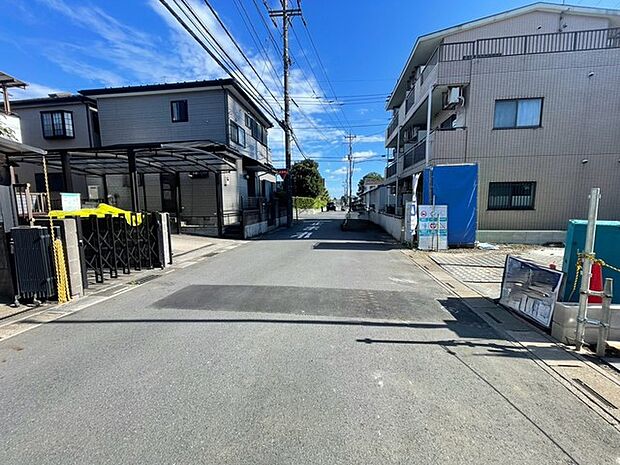 前面道路含む現地写真 