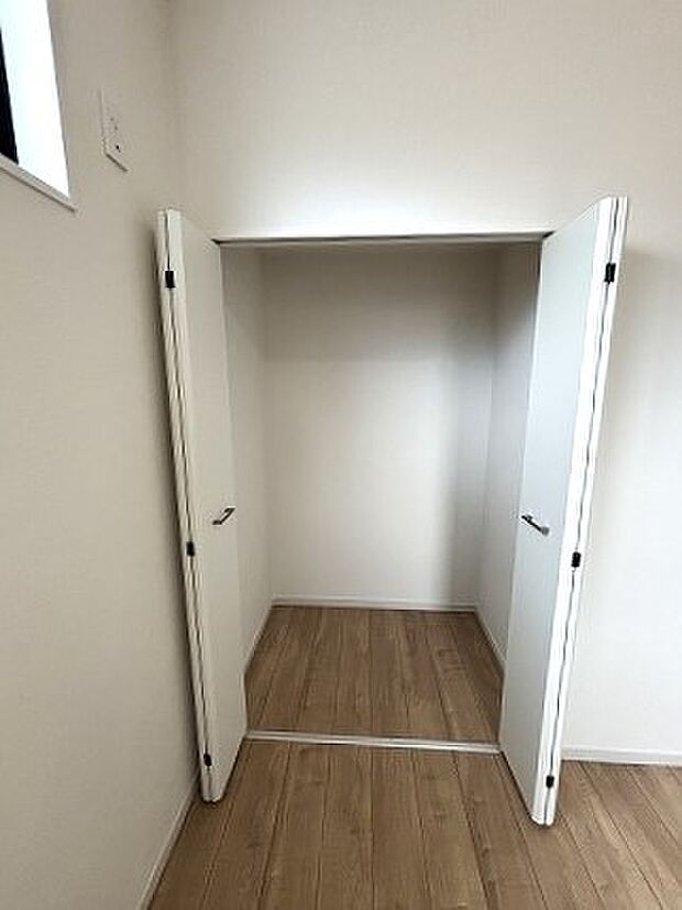 部屋に設けた収納は、住みやすさへのこだわり。