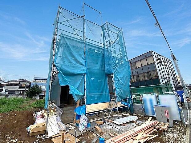 今なら建築中の住まいをご覧いただけます。構造体の質問もお気軽に。 