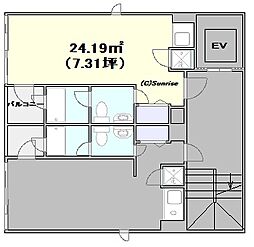 クインズビルの間取図画像