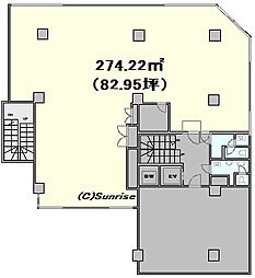 新々会館日本橋ビルの間取図画像
