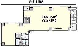 六本木三幸ビルの間取図画像