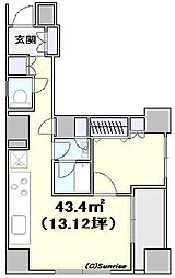 ParkLUXE銀座monoの間取図画像