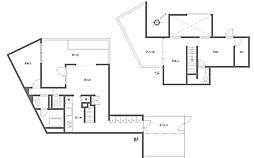 フカサワスペース9 1階2LDKの間取り