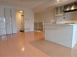 東急東横線 都立大学駅 徒歩10分の賃貸マンション 1階1SLDKのリビング/ダイニング