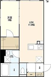 東急田園都市線 三軒茶屋駅 徒歩3分の賃貸マンション 3階1LDKの間取り