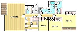 フォレストテラス松濤 3LDKの間取図画像