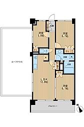 HF若林公園レジデンス 3LDKの間取図画像