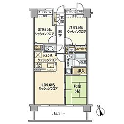 クレストフォルム高井戸南 3LDKの間取図画像