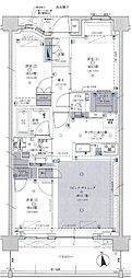 Brillia世田谷上北沢 3LDKの間取図画像