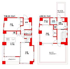 物件の間取り