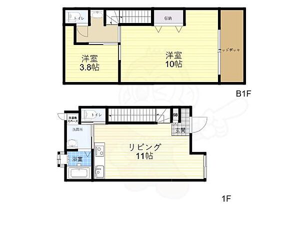 同じ建物の物件間取り写真 - ID:213103278523