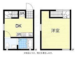 Catorce上石神井 1階1DKの間取り