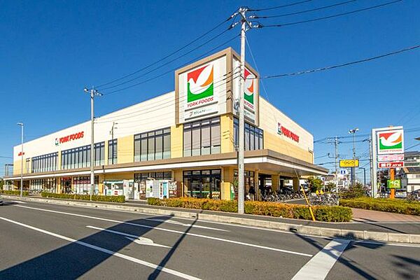 ヨークフーズ所沢花園店 徒歩10分。 730m