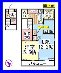 間取図画像 1LDK