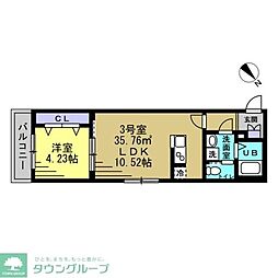 間取図画像 1LDK