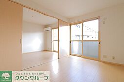 JR武蔵野線 吉川駅 徒歩19分の賃貸アパート 2階2LDKのリビング/ダイニング