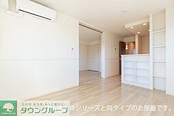 東武野田線 豊四季駅 徒歩18分の賃貸アパート 2階2LDKのリビング/ダイニング