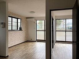 京成松戸線 八柱駅 徒歩7分の賃貸アパート 1階2LDKのリビング/ダイニング