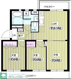 間取図画像 3LDK