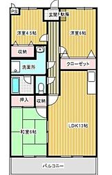 間取図画像 3LDK