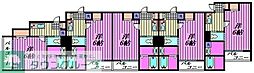 Mark Duo吉川 1Kの間取図画像