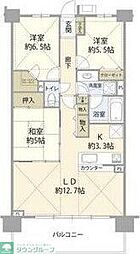 レーベン八潮 3LDKの間取図画像