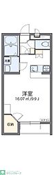 レオパレスソレーユ 1Kの間取図画像