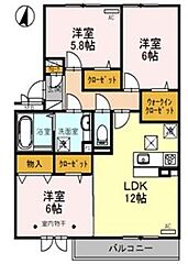 物件の間取り