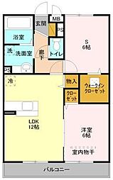 エクセル弐番館 1SLDKの間取図画像