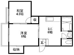 長船ひかりハイツ 1階/-