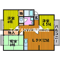 サンビレッジ西大寺　E 2階/-