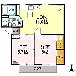ノーブル清水 C棟 1階/-
