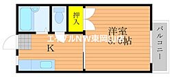 パールハイツＢ 2階
