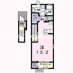 メゾン・ド・ジュネス ワンルームの間取図画像