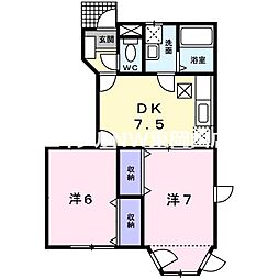 プレステージ花ずいC 1階