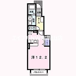 エアリーサンライト ワンルームの間取図画像