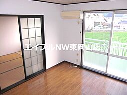 コーポ長船B 2階2DKのリビング/ダイニング