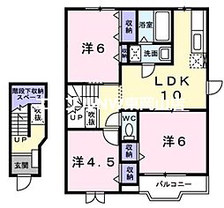 クレストール昴Ｃ 2階