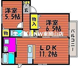 ガーデンクレスＢ棟 1階